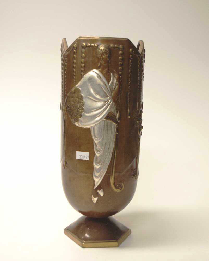 Erte "Con ker" limited edition bronze vase - Image 2 of 6