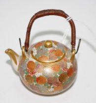 Miniature Japanese Satsuma teapot