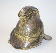 NSW Fire Brigade brass helmet