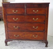 Mid 19th century mahogany chest of drawers