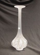 Lalique France 'Marie Claude' crystal vase