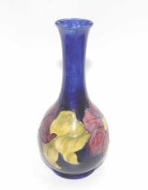Moorcroft Clematis pattern porcelain vase
