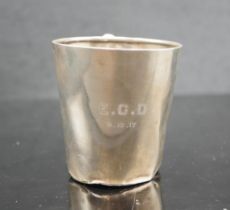 Sterling silver cup