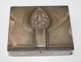 Vintage WMF silver plated jewel casket