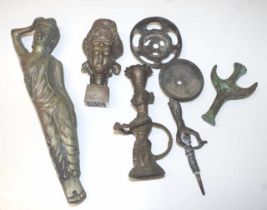 Quantity of Oriental metal artifacts