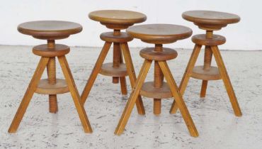 Four tripod based stools