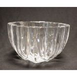 Orrefors type crystal bowl