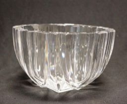 Orrefors type crystal bowl