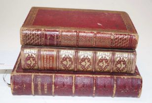 Three various antique volumes