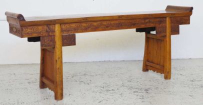 Long Chinese elm altar table