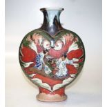 Large Sumida Gawa Japanese vase.