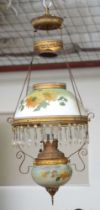 Antique kerosene ceiling lamp