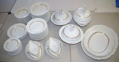 Extensive vintage KPM Germany dinner service