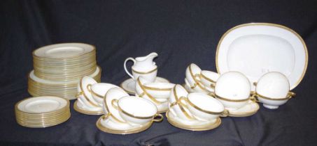 Minton gold rim dinner set