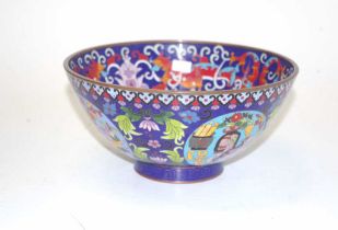 Good Chinese cloisonne enamel bowl