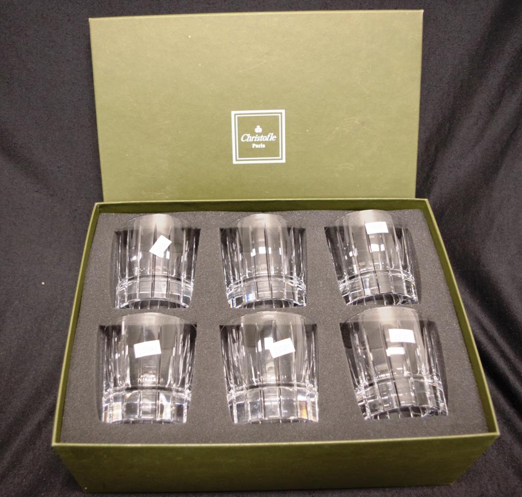 Set of six Christofle "Iriana" whiskey glasses - Image 4 of 5