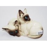 Royal Doulton Siamese kittens figurine