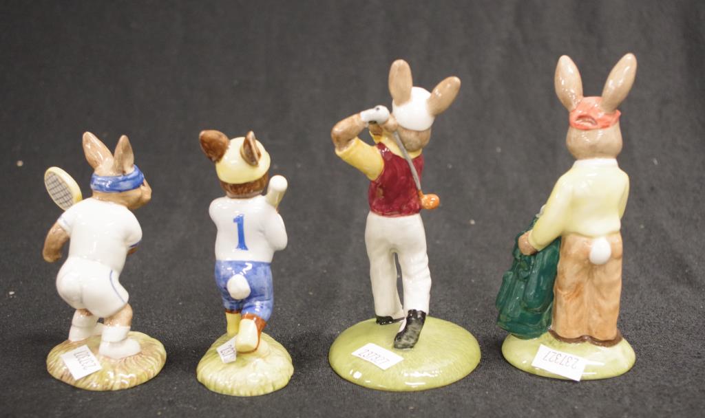 Four Royal Doulton sporting Bunnykins - Image 3 of 4