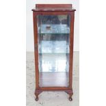 Queen Anne style display cabinet