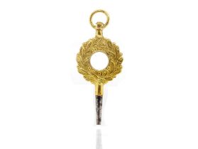 Early 19th C. wreath watch key