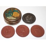 Four commemorative medals