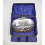 Sterling silver brush in original box