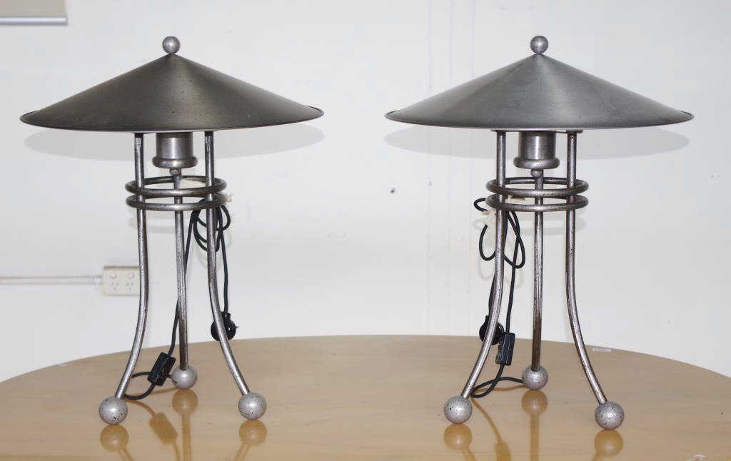 Robert Sonneman lamps for George Kovacs