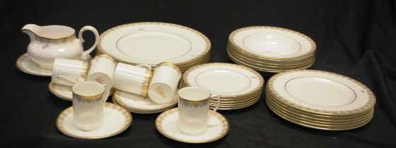 Royal Doulton "Gold Lace" dinner set