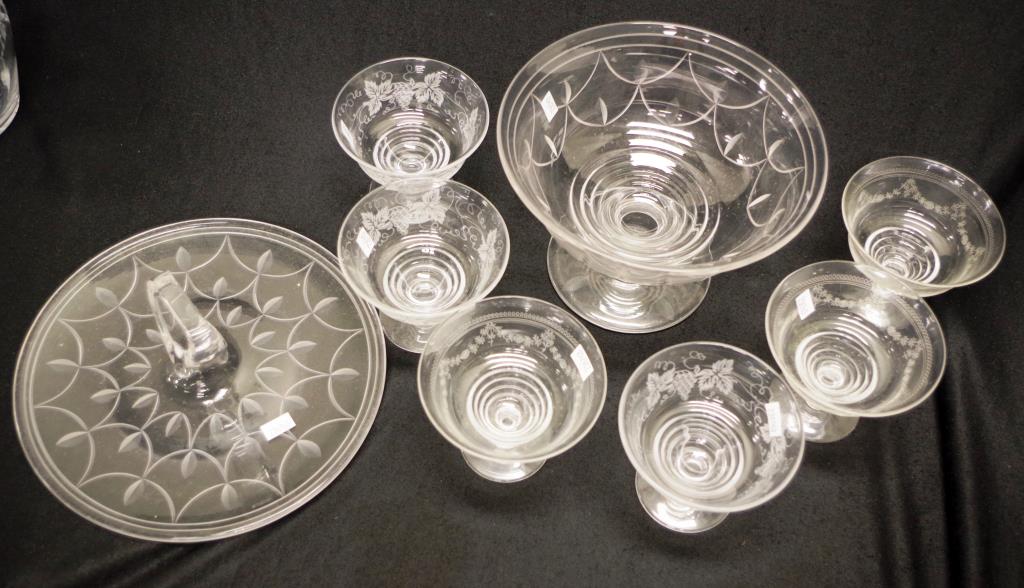 Quantity of various Stuart crystal dessert ware - Bild 2 aus 3