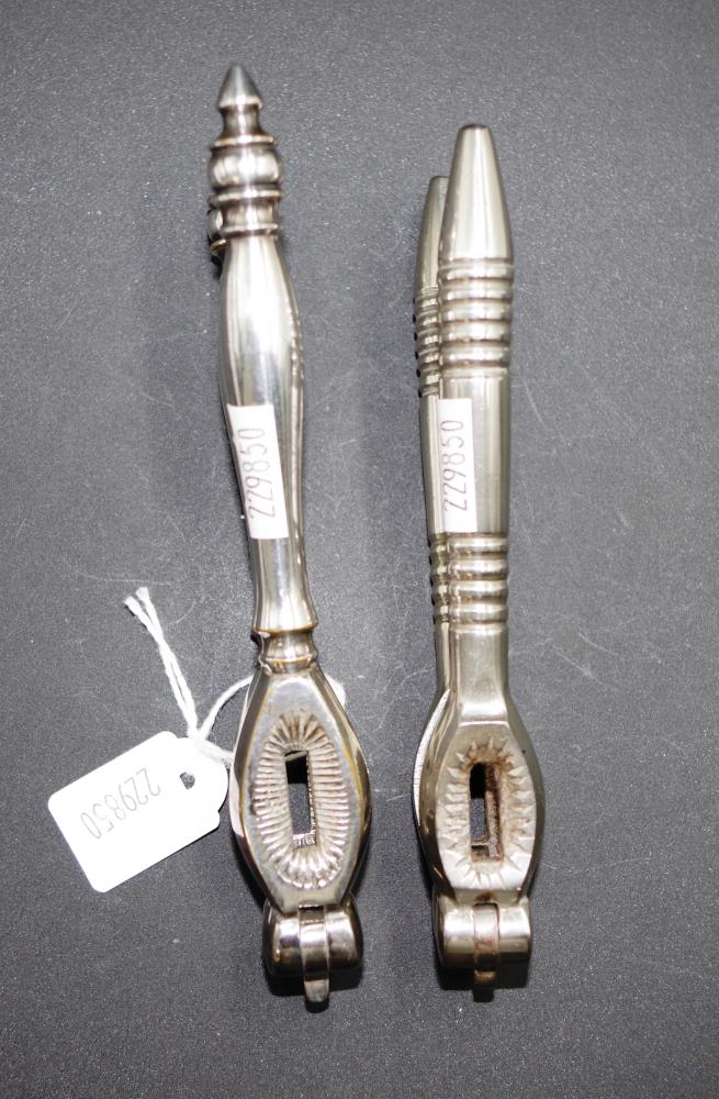 Pair of Victorian silver plated nut crackers - Image 2 of 2