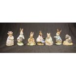 Seven various Bunnykin & other figurines