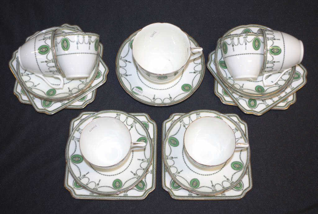 Six Royal Doulton "Countess" bone china trios - Image 3 of 4