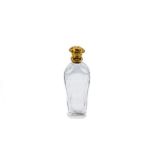 Antique 18ct yellow gold & glass perfume