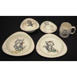 Spode "Cutie Kitten" Children's breakfast set