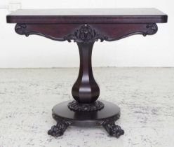 Early Victorian rosewood card table