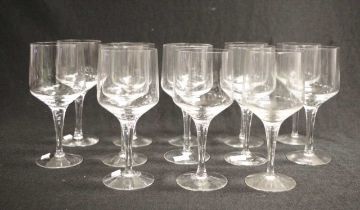 Thirteen Orrefors Rhapsody wine glasses