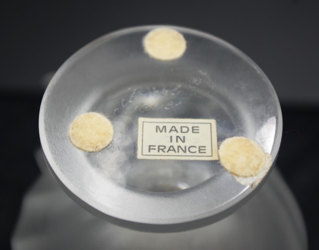 Lalique France "Rosine" frosted crystal vase - Image 5 of 5