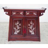 Chinese rosewood altar cabinet