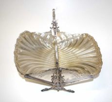 Good silver plate folding sweet box