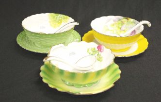 Three Noritake Mayonnaise sets