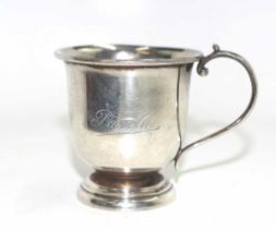 Australian sterling silver christening cup