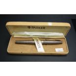 Vintage Parker sterling silver fountain pen