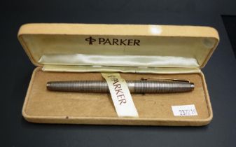 Vintage Parker sterling silver fountain pen