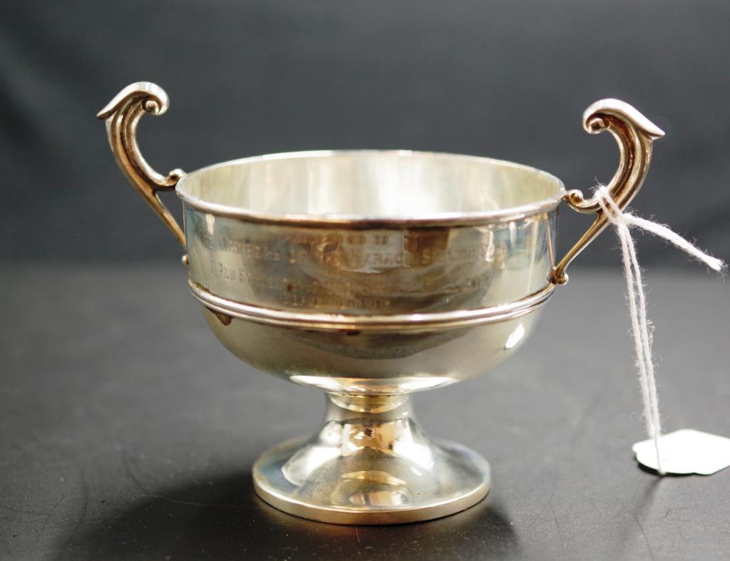 Sterling silver trophy cup