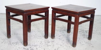 Pair of antique Chinese rosewood tables