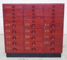 Vintage multi drawer collector's cabinet