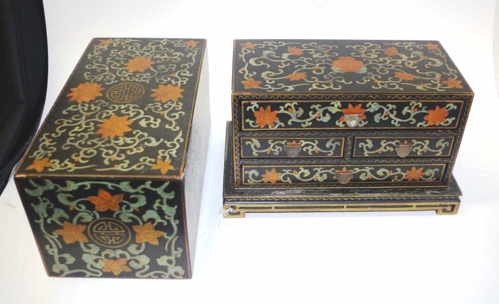 Chinese table top chest of drawers - Image 3 of 5