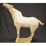 Chinese Tang earthenware figure of a horse