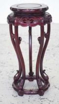 Chinese rosewood jardiniere stand