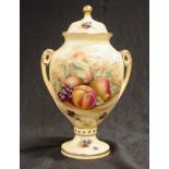 Aynsley "Orchid gold" lidded urn